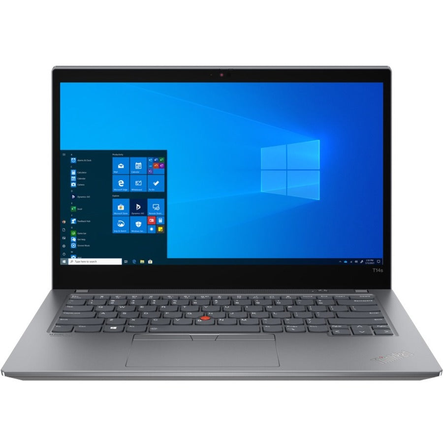 Ordinateur portable Lenovo ThinkPad T14s Gen 2 20XF004HUS 14" - Full HD - 1920 x 1080 - AMD Ryzen 5 PRO 5650U Hexa-core (6 cœurs) 2,30 GHz - 8 Go de RAM totale - 256 Go SSD - Gris tempête 20XF004HUS