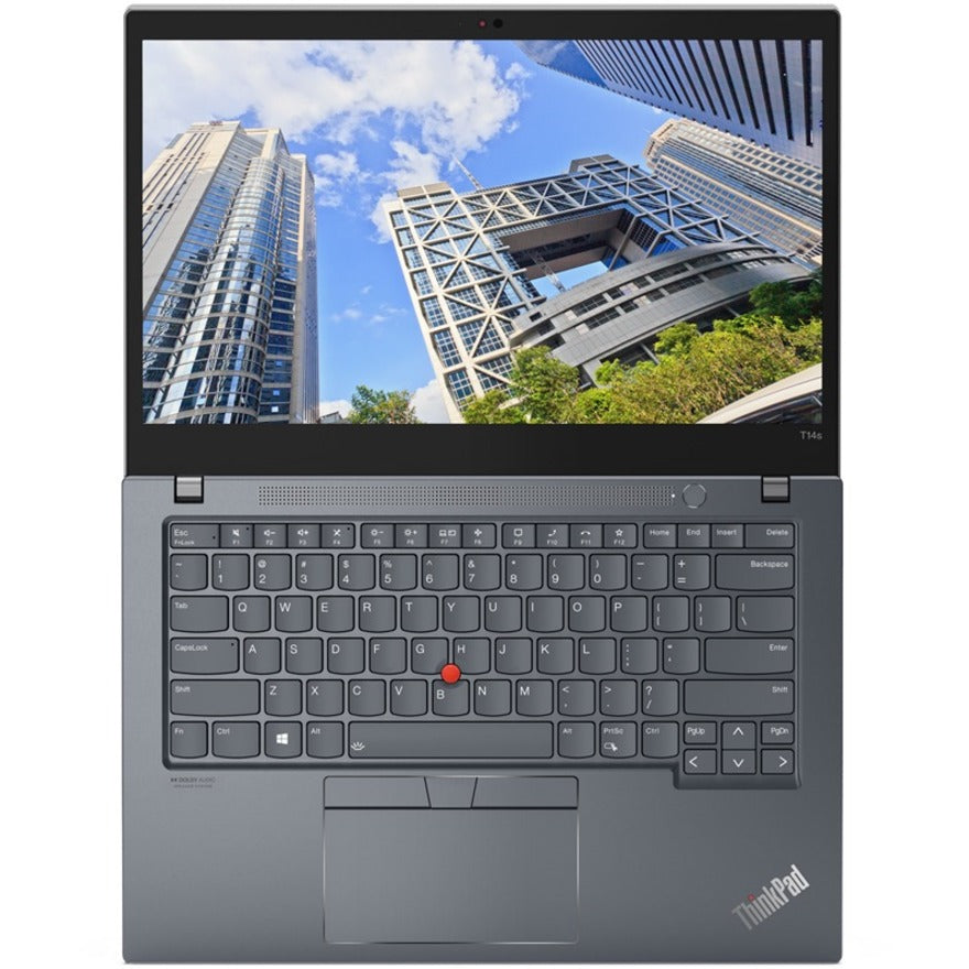 Ordinateur portable Lenovo ThinkPad T14s Gen 2 20XF004HUS 14" - Full HD - 1920 x 1080 - AMD Ryzen 5 PRO 5650U Hexa-core (6 cœurs) 2,30 GHz - 8 Go de RAM totale - 256 Go SSD - Gris tempête 20XF004HUS