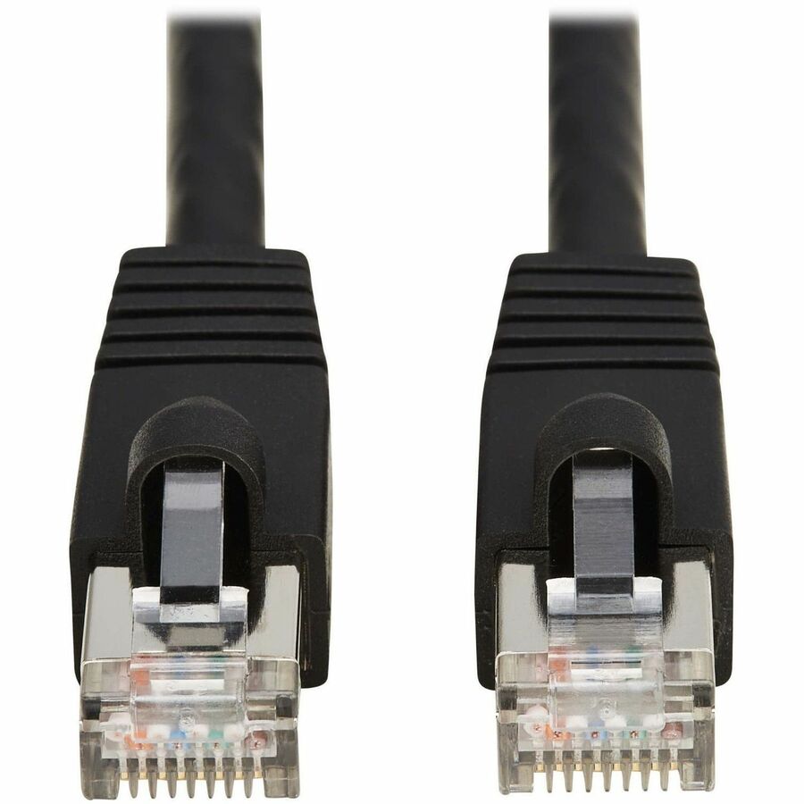 Câble Ethernet Tripp Lite by Eaton Cat8 40G SSTP sans accroc (RJ45 M/M), PoE, noir, 10 pi (3,1 m) N272-F10-BK