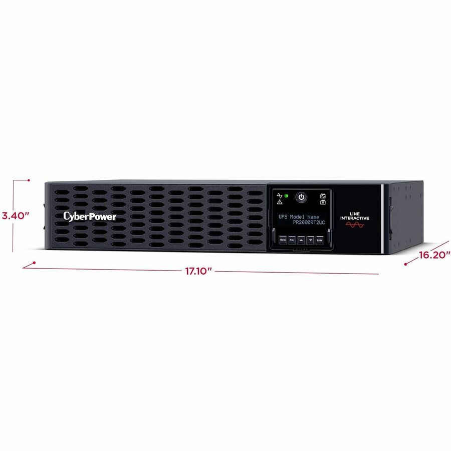 CyberPower Smart App Sinewave PR2000RT2UC 2000VA Rack/Tower UPS PR2000RT2UC