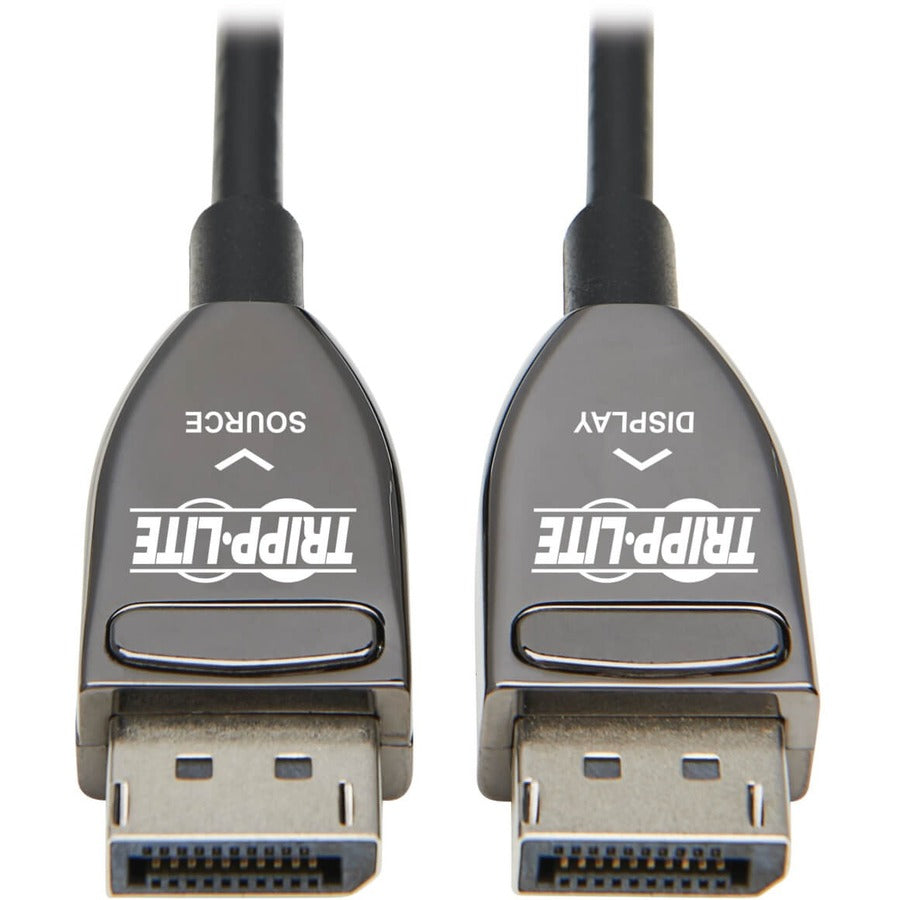 Tripp Lite by Eaton P580F3-10M-8K6 DisplayPort Fiber Active Optical Cable, M/M, Black, 10 m (33 ft.) P580F3-10M-8K6