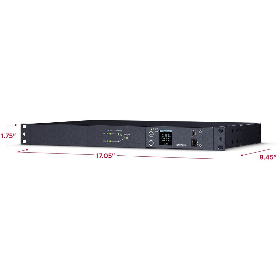 CyberPower Switched ATS PDU PDU24005 10-Outlets PDU PDU24002