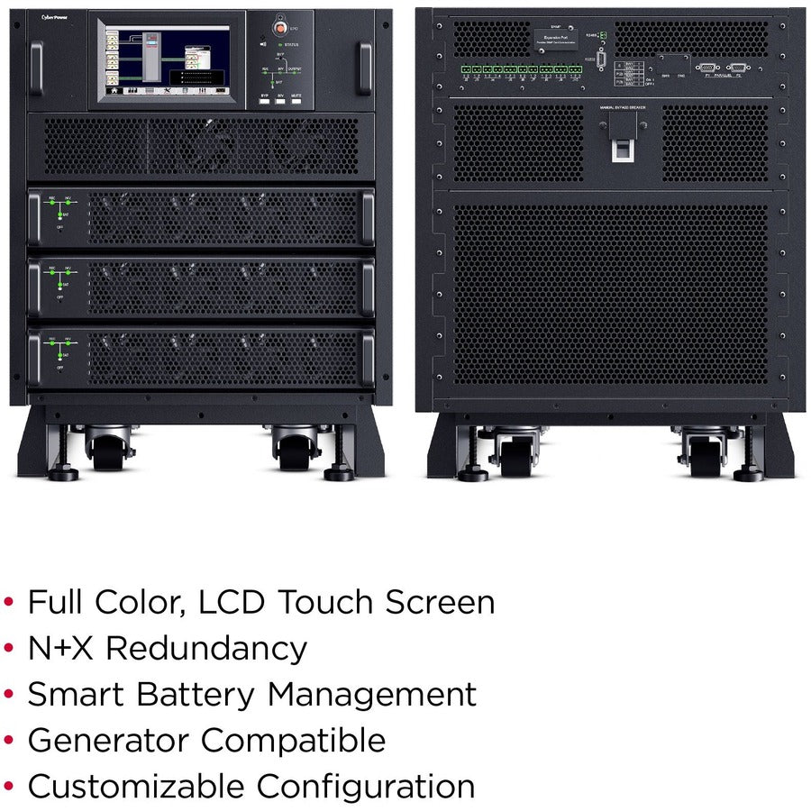 CyberPower SM020KAMFA Système UPS en ligne avec application intelligente modulaire triphasée SM020KAMFA