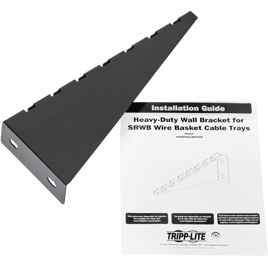 Tripp Lite by Eaton SmartRack SRWBWALLBRKTHD Support de montage pour chemin de câbles - Noir SRWBWALLBRKTHD