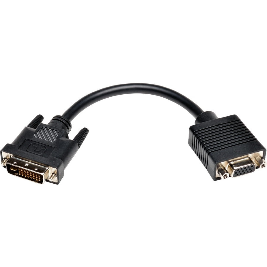 Tripp Lite 8in DVI vers VGA Adaptateur Câble Convertisseur DVI-I Dual Link vers HD15 M/F 8" P120-08N