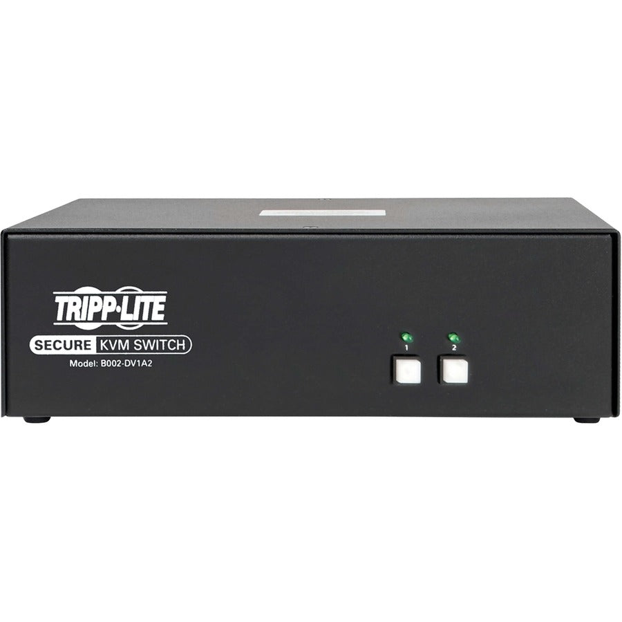 Tripp Lite by Eaton B002-DV1A2 2-Port NIAP PP3.0-Certified DVI-I KVM Switch B002-DV1A2