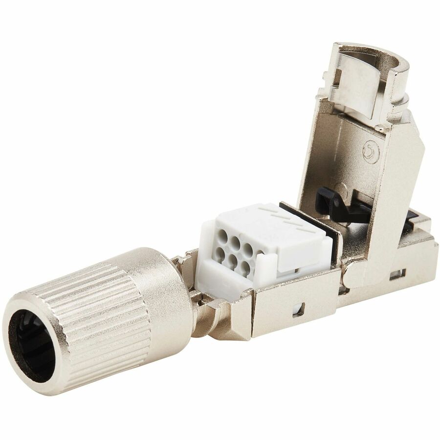 Fiche de terminaison de terrain Tripp Lite by Eaton Cat8 STP classe 1, 568A/568B, TAA N233-SHC8-1