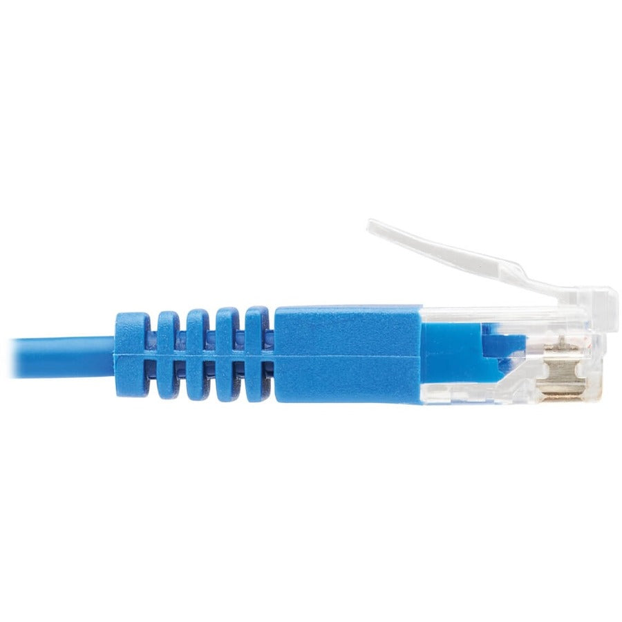 Tripp Lite by Eaton N200-UR01-BL Cat6 Ultra-Slim Ethernet Cable (RJ45 M/M), Blue, 1 ft. N200-UR01-BL