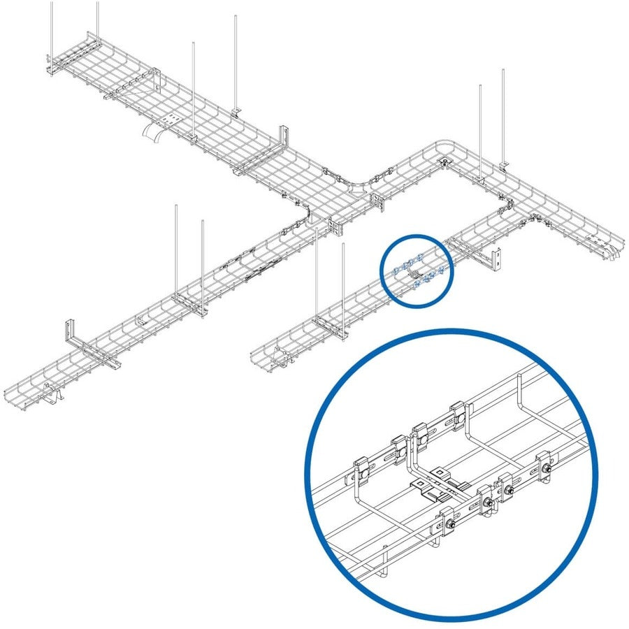 Tripp Lite by Eaton Strengthening Bar Kit for Wire Mesh Cable Trays SRWBHDCPLR