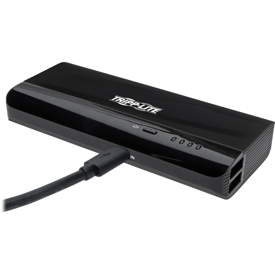 Tripp Lite by Eaton UPB-12K0-S2X2U 12,000mAh Dual-Port Mobile Power Bank USB Battery Charger UPB-12K0-S2X2U