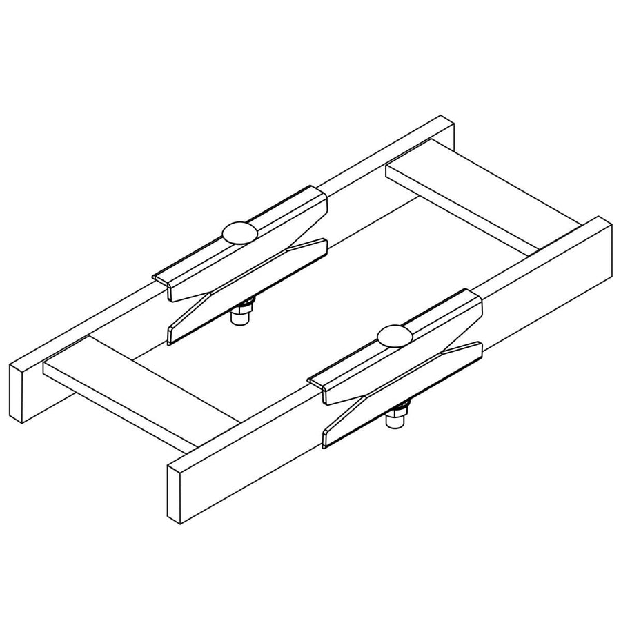 Tripp Lite by Eaton Cable Ladder Runway E-Bend - 90 Degrees, 18 in. Width SRLBUTTSPLICE