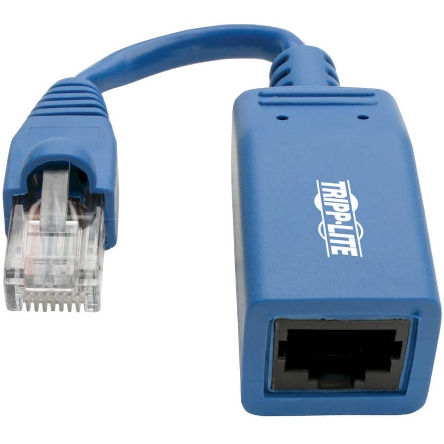 Tripp Lite by Eaton Cisco Console Rollover Cable Adapter (M/F) - RJ45 to RJ45, Blue, 5 in N034-05N-BL