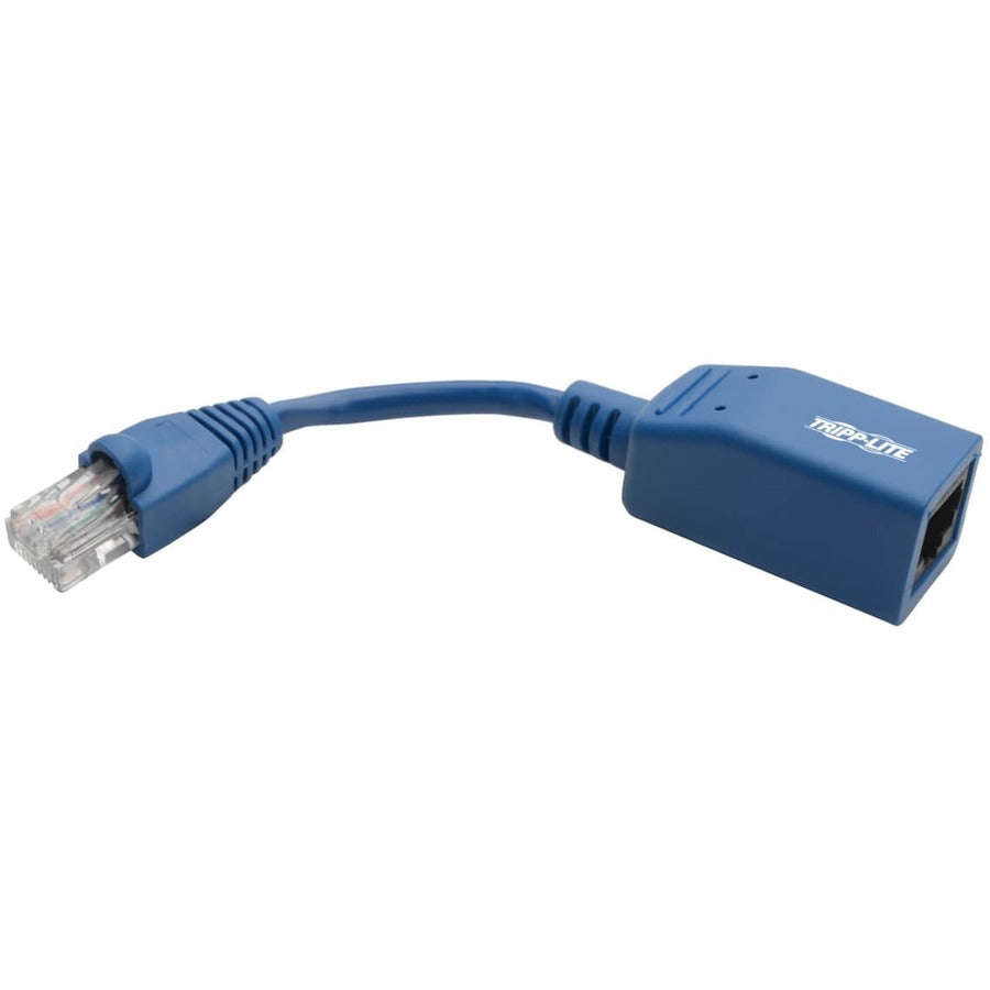 Tripp Lite by Eaton Cisco Console Rollover Cable Adapter (M/F) - RJ45 to RJ45, Blue, 5 in N034-05N-BL