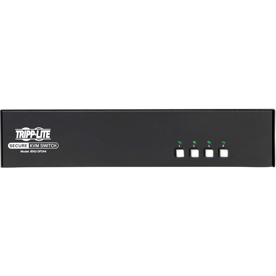 Tripp Lite par Eaton B002-DP2A4 Commutateur KVM DisplayPort sécurisé à 4 ports certifié NIAP PP3.0 B002-DP2A4