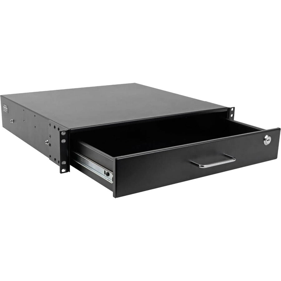 Tripp Lite by Eaton SmartRack 2U Locking Rack-Mount Storage Drawer SRDRAWER2U