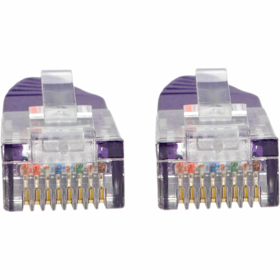 Tripp Lite by Eaton Cat5e 350 MHz Molded UTP Patch Cable (RJ45 M/M), Purple, 6 ft. N002-006-PU