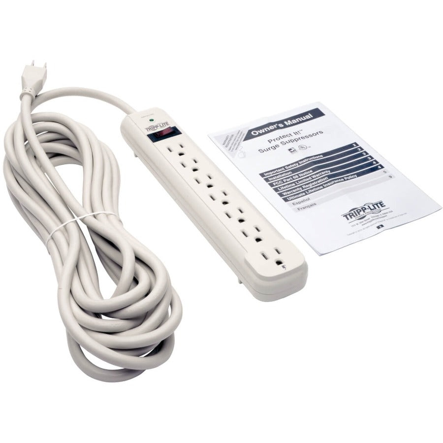 Tripp Lite by Eaton Economical AC 7-Outlet Surge Protector TLP725