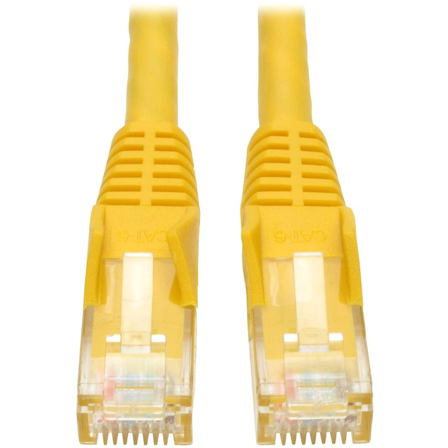 Tripp Lite by Eaton 6-ft. Cat6 Gigabit Snagless Molded Patch Cable, Yellow N201-006-YW