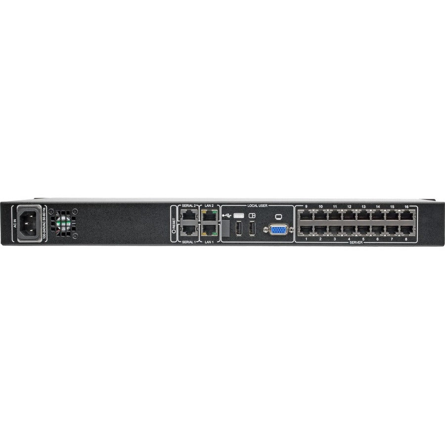 Tripp Lite B072-016-1-IP 16-Port NetCommander Cat5 KVM Switch w/ IP B072-016-1-IP