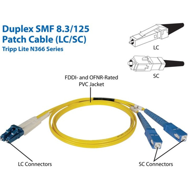 Tripp Lite Singlemode Duplex Patch Cable N366-01M