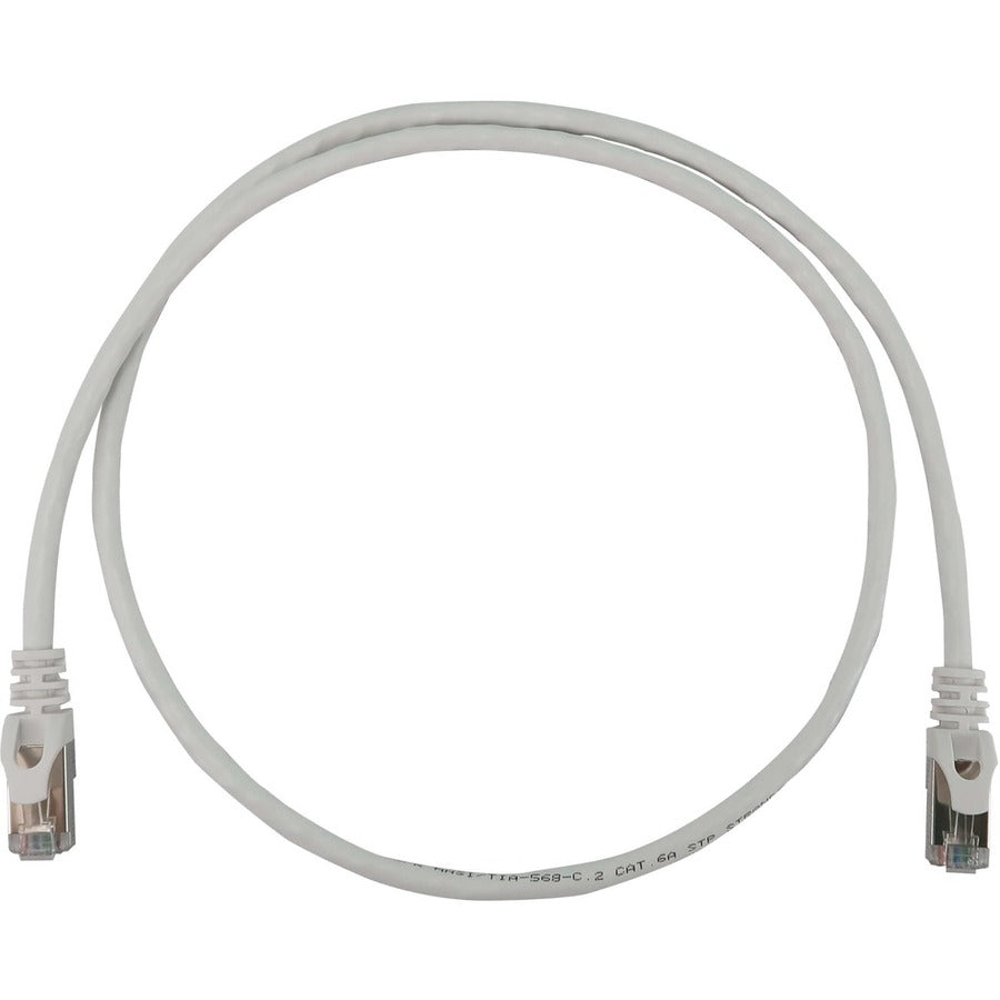 Tripp Lite by Eaton N262-S03-WH Cat6a STP Patch Network Cable N262-S03-WH