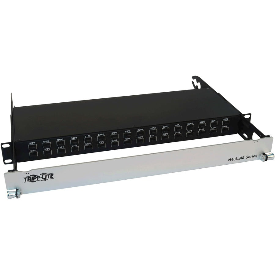 Tripp Lite by Eaton N48LSM-32X32 Spine-Leaf MPO Panel, 32 x 32 Ports, 1U N48LSM-32X32