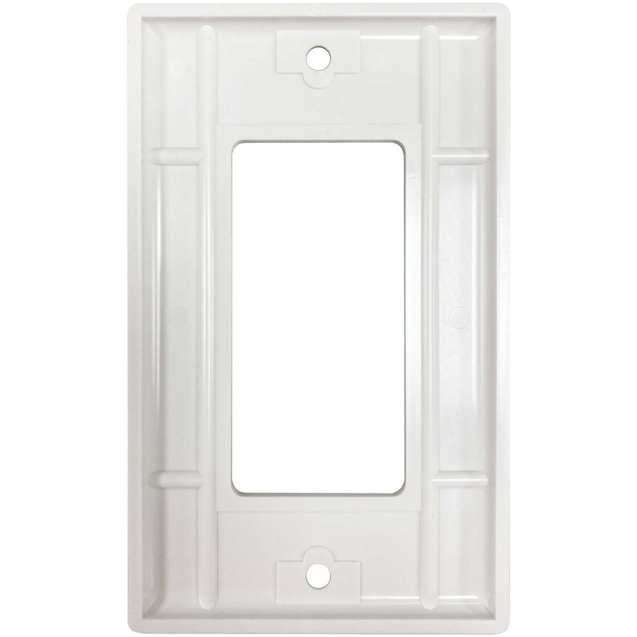 Tripp Lite by Eaton Safe-IT Single-Gang Antibacterial Wall Plate, Decora Style, Ivory, TAA N042DAB-001-IV