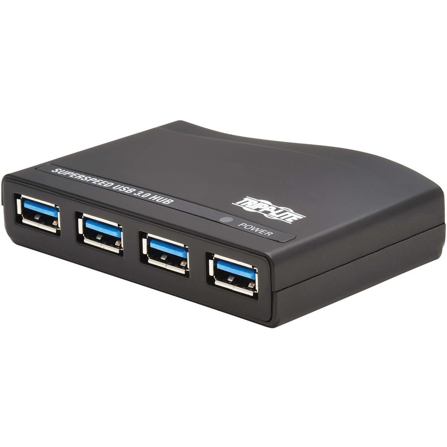 Tripp Lite by Eaton 4-Port USB-A Mini Hub - USB 3.2 Gen 1, International Plug Adapters U360-004-R-INT