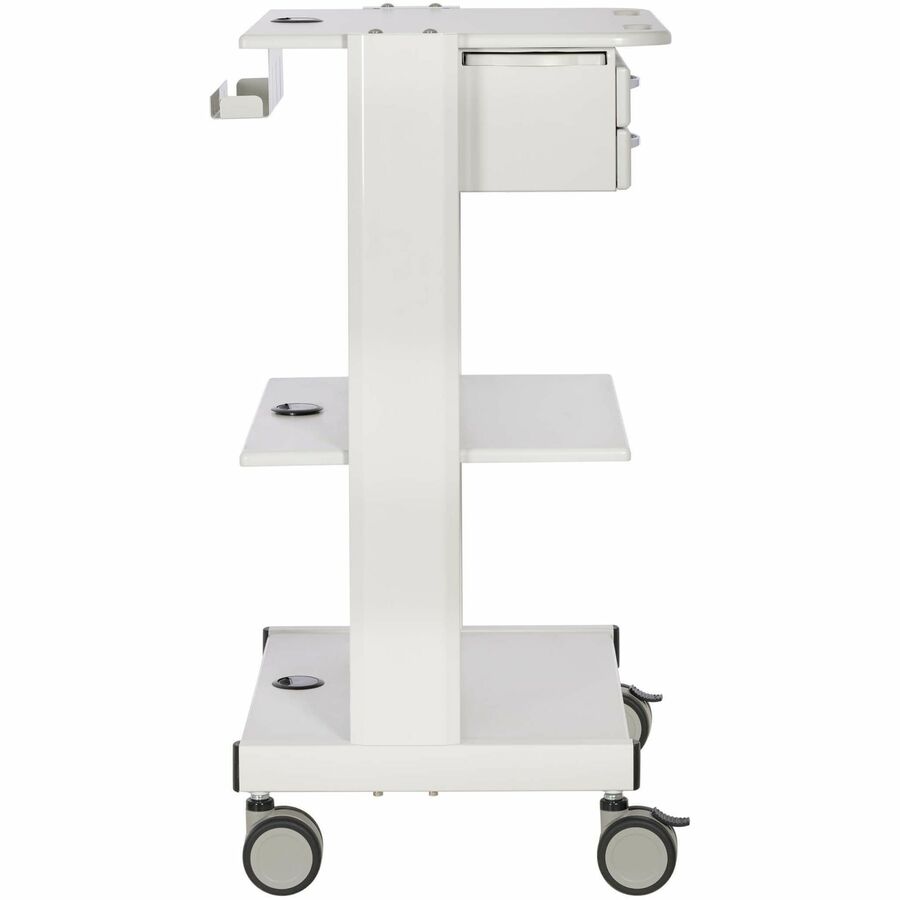 Tripp Lite by Eaton Mobile Workstation with 2x Adjustable Shelves, 2x Metal Drawers, Locking Caster WWSS2DWSTAA