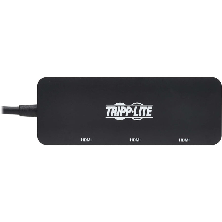 Tripp Lite by Eaton U444-3H-MST USB-C Adapter, Triple Display, Black U444-3H-MST