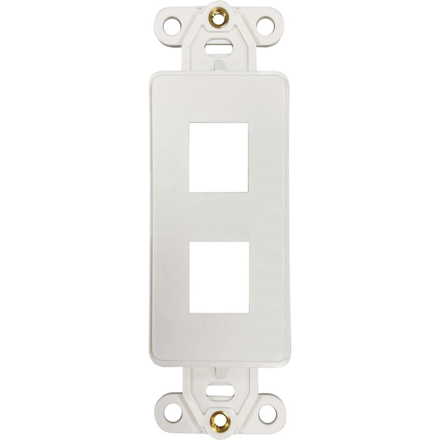 Tripp Lite by Eaton N042DAB-002V-IV 2-Port Antibacterial Wall-Mount Insert, Ivory N042DAB-002V-IV