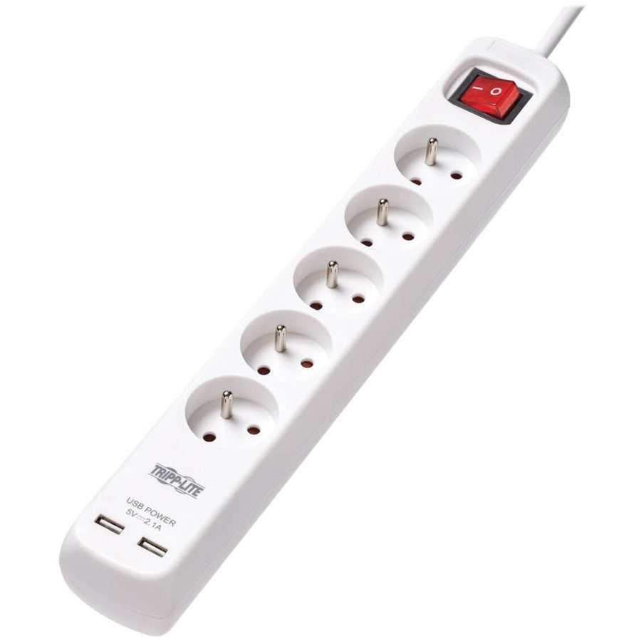 Tripp Lite by Eaton Protect It! PS5F3USB 5-Outlets Power Strip PS5F3USB