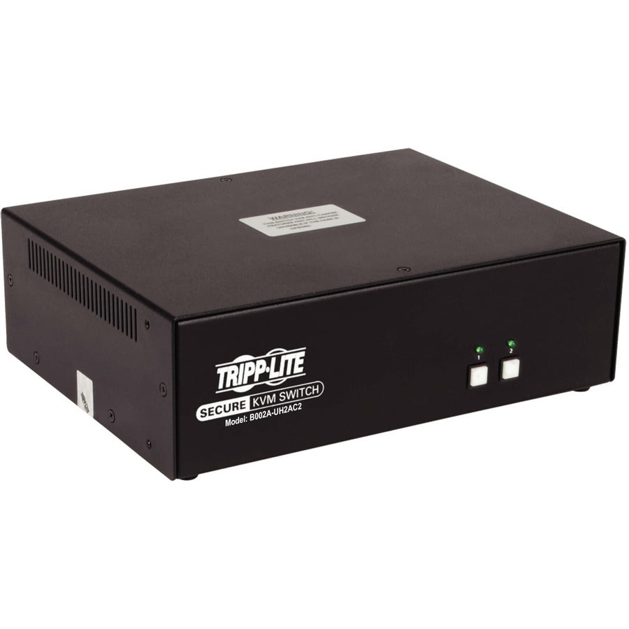 Commutateur KVM sécurisé Tripp Lite by Eaton à 2 ports, HDMI - 4K, NIAP PP3.0, audio, CAC, TAA B002A-UH2AC2