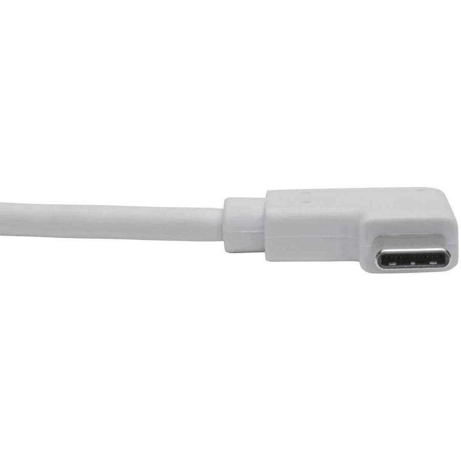 Tripp Lite by Eaton U444-06N-VGA-RA Adaptateur USB-C vers VGA à angle droit, M/F, Blanc U444-06N-VGA-RA