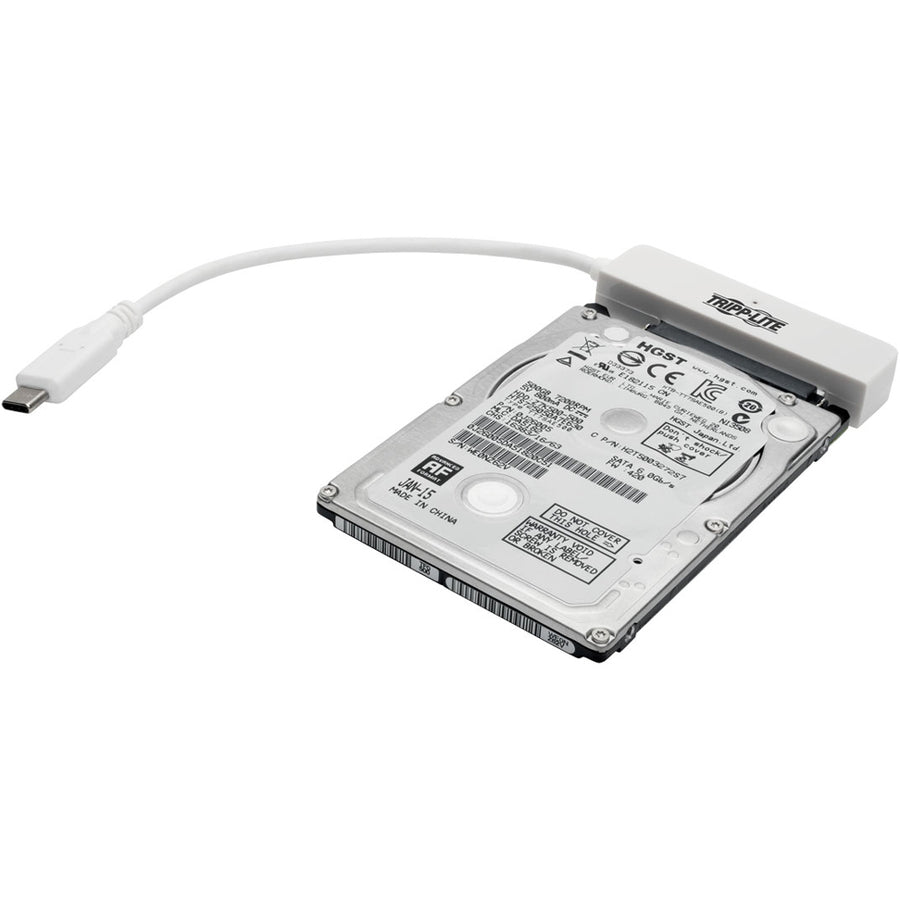 Tripp Lite by Eaton U438-06N-G2-W USB 3.1 Gen 2 to SATA III Adapter Cable, White U438-06N-G2-W