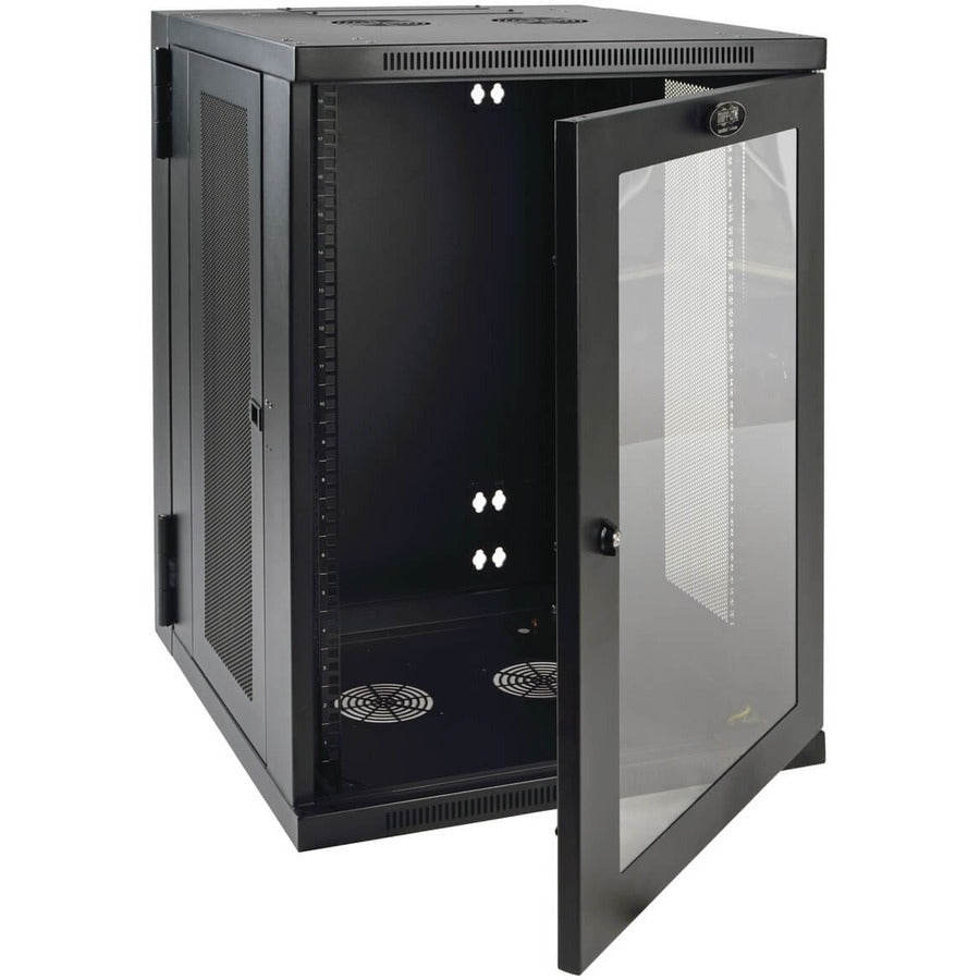 Tripp Lite by Eaton SRW18USG SmartRack 18U Low-Profile Switch-Depth WallMount Rack Enclosure Cabinet SRW18USG