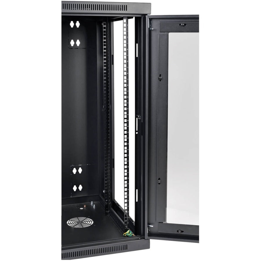 Tripp Lite by Eaton SRW18USG SmartRack 18U Low-Profile Switch-Depth WallMount Rack Enclosure Cabinet SRW18USG