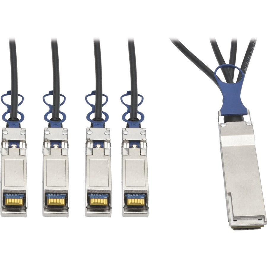 Tripp Lite by Eaton N281-03M-BK QSFP+/SFP+ Network Cable N281-03M-BK