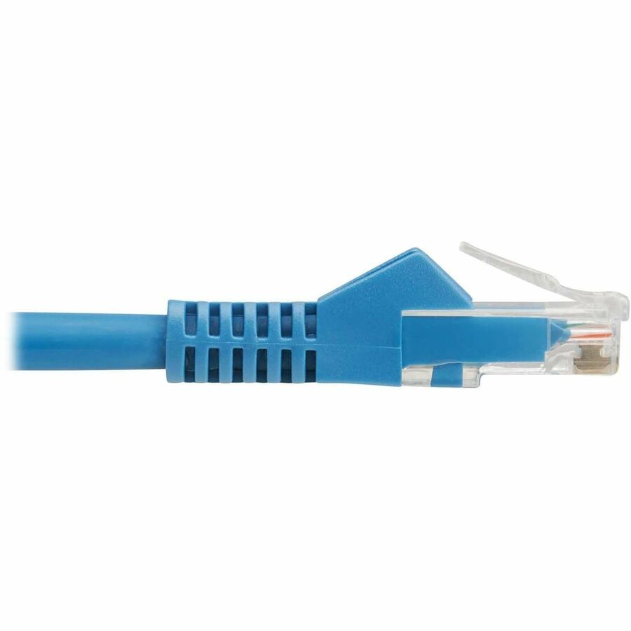 Tripp Lite by Eaton Cat6 Gigabit Snagless Molded UTP Ethernet Cable (RJ45 M/M), PoE, LSZH, Blue,1.5m N201L-1P5M-BL