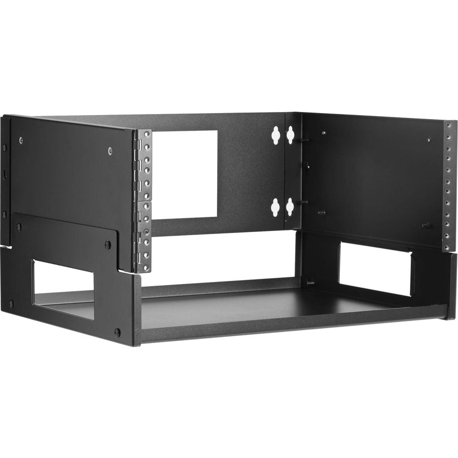 Tripp Lite by Eaton 4U Wall-Mount Bracket with Shelf for Small Switches and Patch Panels, Hinged SRWO4UBRKTSHELF