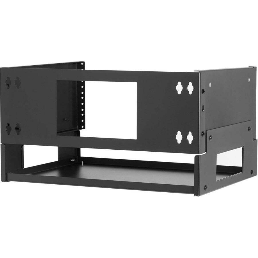 Tripp Lite by Eaton 4U Wall-Mount Bracket with Shelf for Small Switches and Patch Panels, Hinged SRWO4UBRKTSHELF