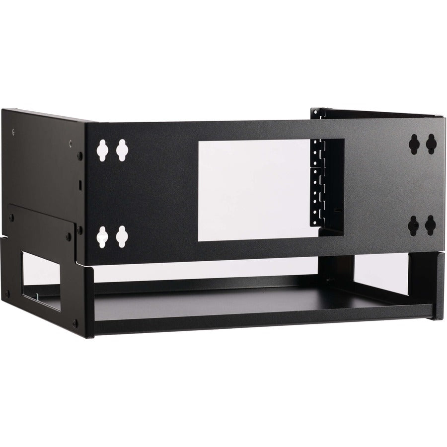 Tripp Lite by Eaton 4U Wall-Mount Bracket with Shelf for Small Switches and Patch Panels, Hinged SRWO4UBRKTSHELF