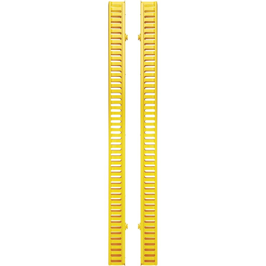 Tripp Lite by Eaton Vertical Cable Manager - Finger Duct with Cover, Yellow, 6 ft. (1.8 m) SRCABLEDUCTVRTF