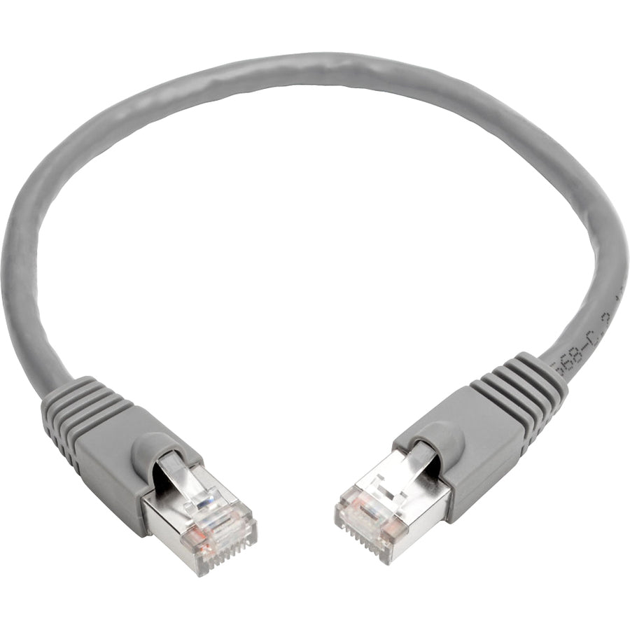 Tripp Lite by Eaton N262-001-GY Cat.6a STP Patch Network Cable N262-001-GY