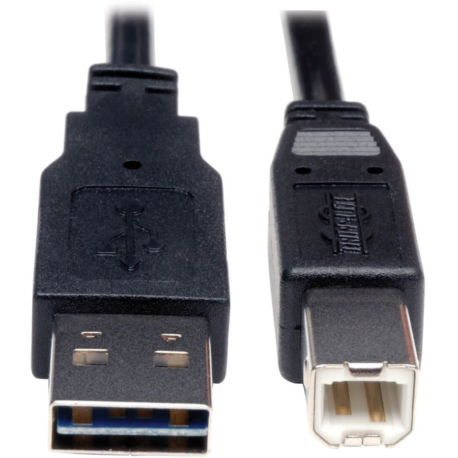 Tripp Lite by Eaton Universal Reversible USB 2.0 A-Male to B-Male Device Cable - 10ft UR022-010