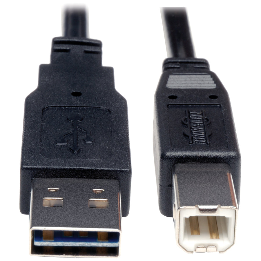 Tripp Lite by Eaton Universal Reversible USB 2.0 A-Male to B-Male Device Cable - 10ft UR022-010