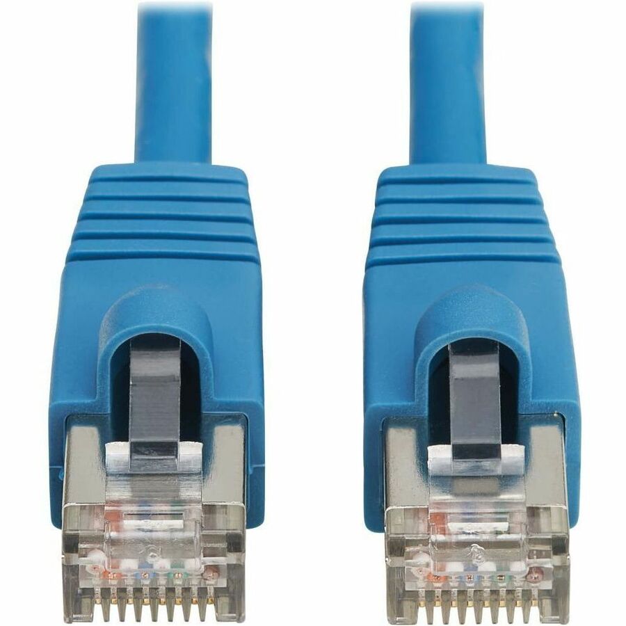 Câble Ethernet Tripp Lite by Eaton Cat8 40G SSTP sans accroc (RJ45 M/M), PoE, LSZH, bleu, 2 m (6,6 pi) N272L-F02M-BL