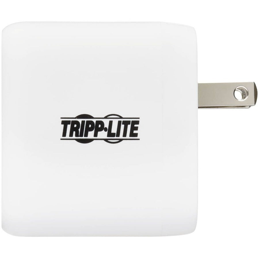 Tripp Lite by Eaton Compact USB-C Wall Charger - GaN Technology, 65W PD Charging, White U280-W01-65C1-G