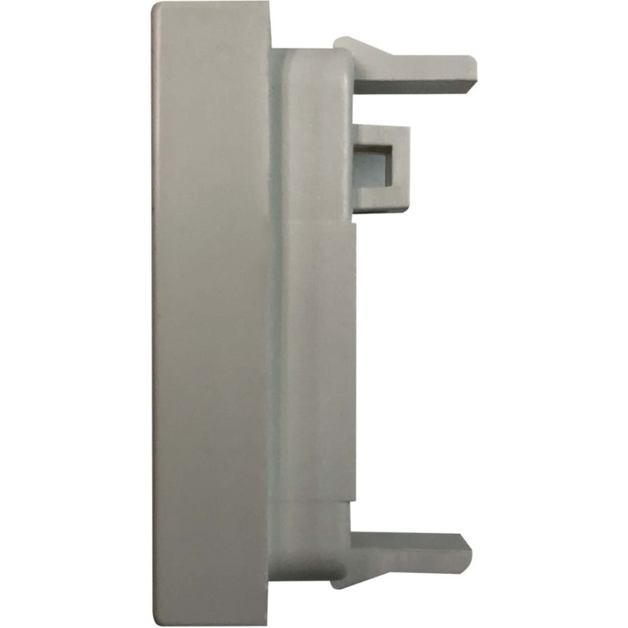 Tripp Lite by Eaton 1-Port European-Style Insert, Unloaded Shuttered Module, 22.5 x 45 mm, White N042E-WHM1-S