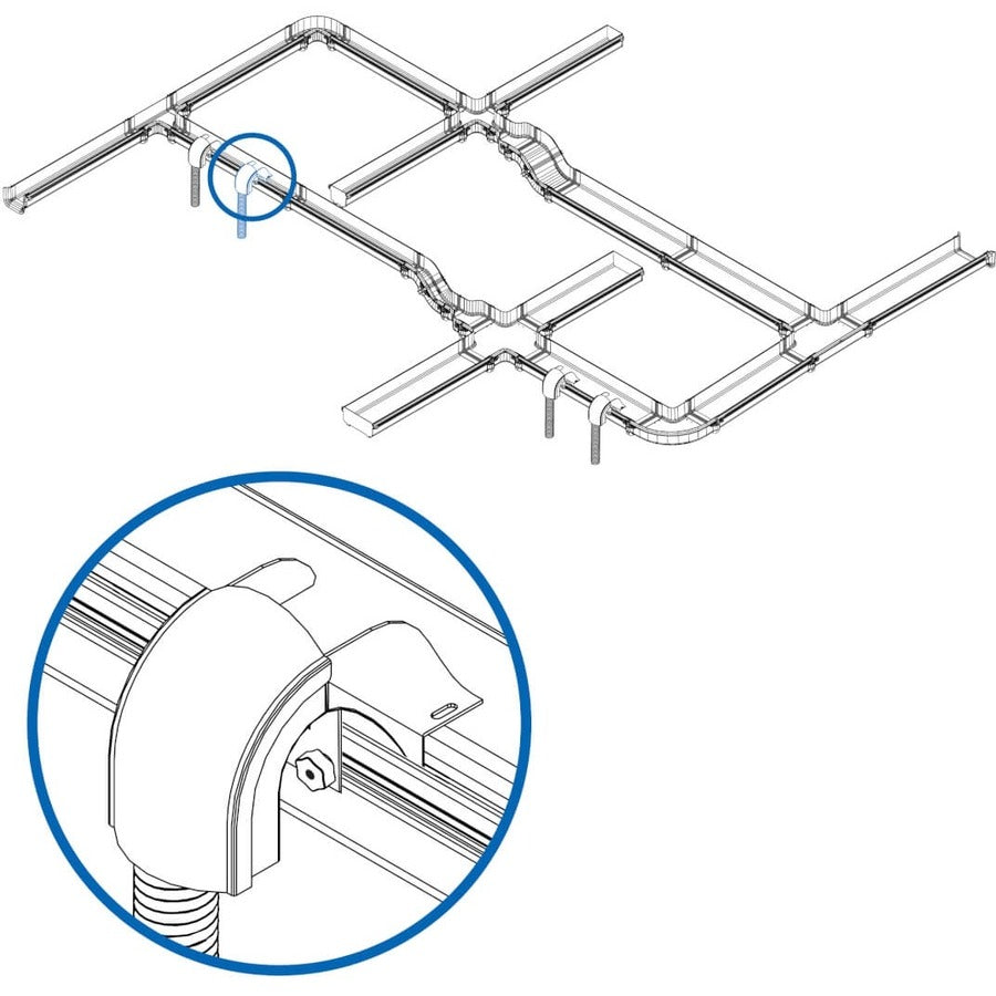 Adaptateur cascade Tripp Lite par Eaton, 130 mm SRFC4WTRFL36